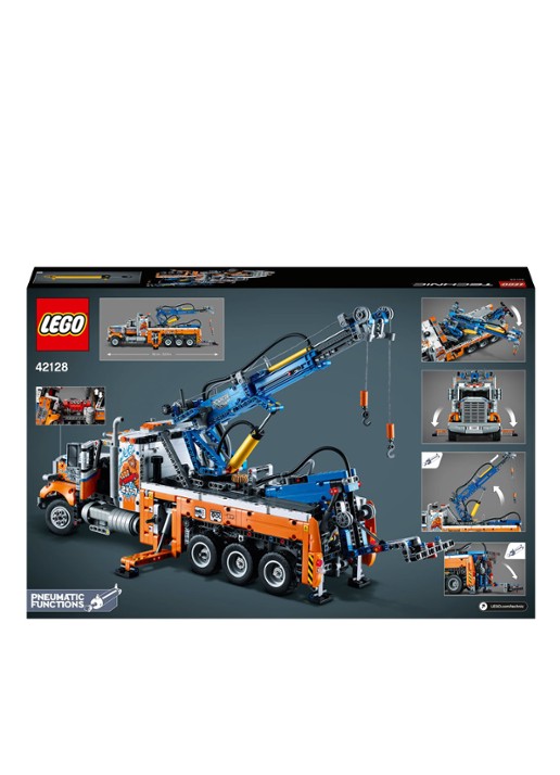 LEGO Technic Robuuste sleepwagen - 42128 - detail 4 orange