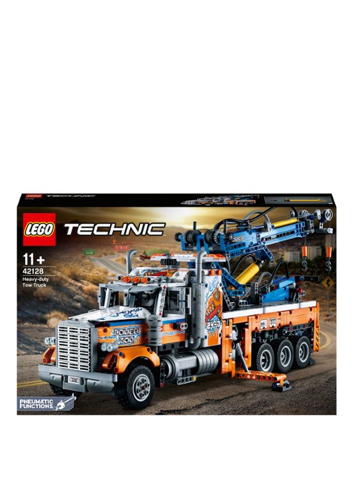 LEGO Technic Robuuste sleepwagen - 42128 - voorkant orange