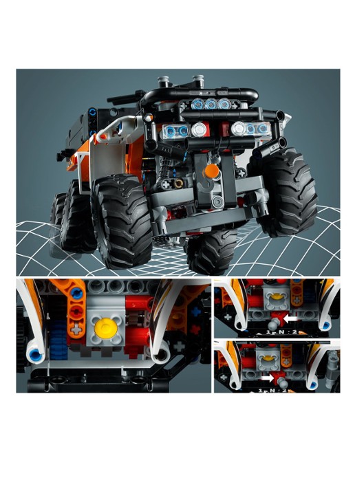 LEGO Technic terreinwagen vrachtwagen set - 42139 - detail 4 multicolor