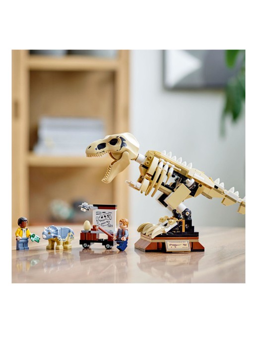 LEGO Tentoonstelling dinosaurusfossiel van T. rex bouwsets - 76940 - detail 5 multicolor