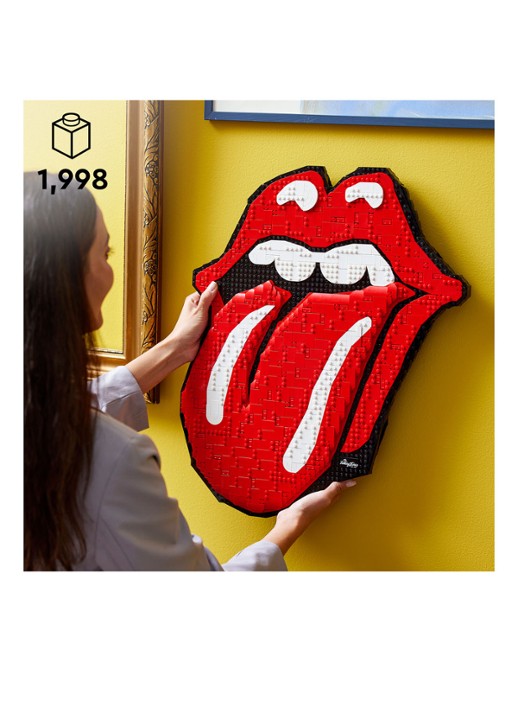 LEGO The Rolling Stones - 31206 - detail 4 steenrood