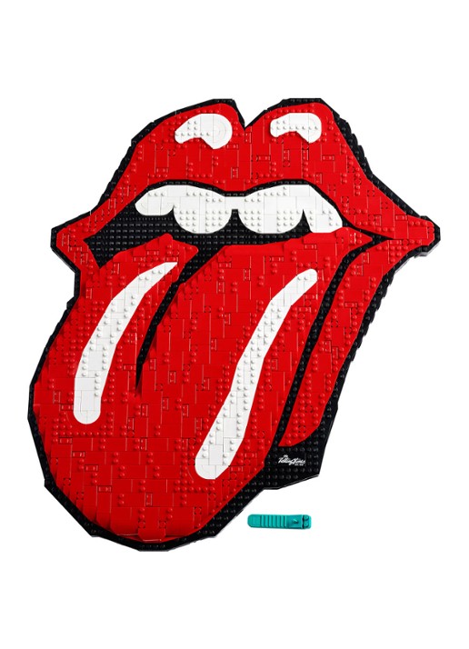 LEGO The Rolling Stones - 31206 - voorkant 2 steenrood