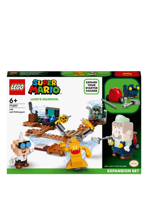 LEGO Uitbreidingsset Luigi’s Mansion-lab en Spookzuiger bouwspeelgoed - 71397 - voorkant 6 multicolor