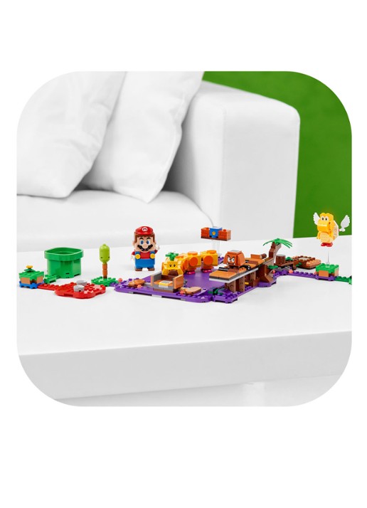 LEGO Uitbreidingsset: Wigglers giftige moeras - 71383 - detail 2 paars