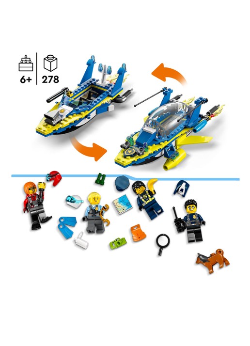 LEGO Waterpolitie recherchemissies - 60355 - detail 4 multicolor
