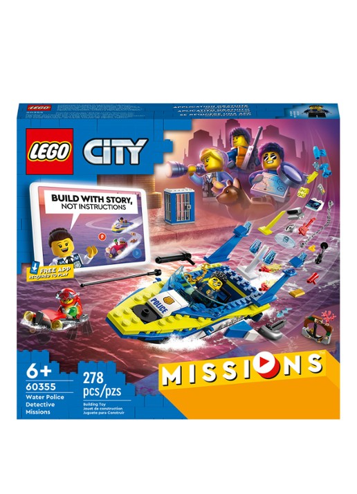 LEGO Waterpolitie recherchemissies - 60355 - voorkant multicolor