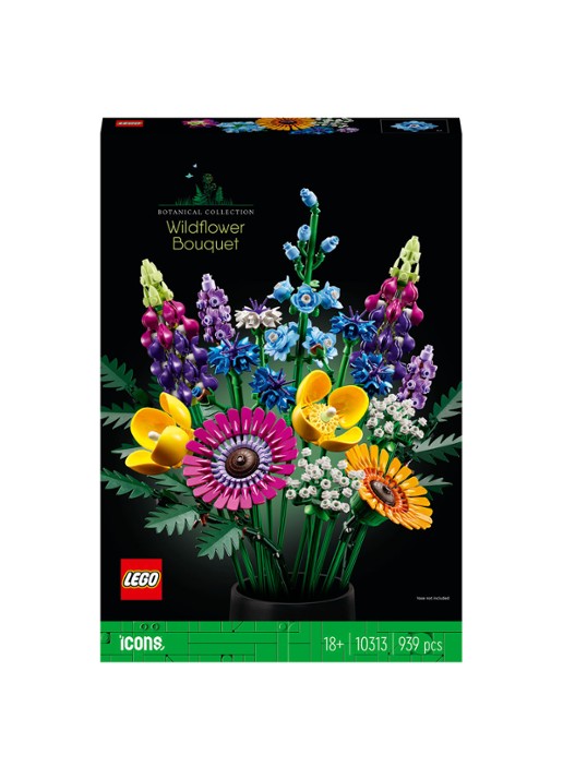 LEGO Wilde Bloemen Boeket - 10313 - voorkant multicolor