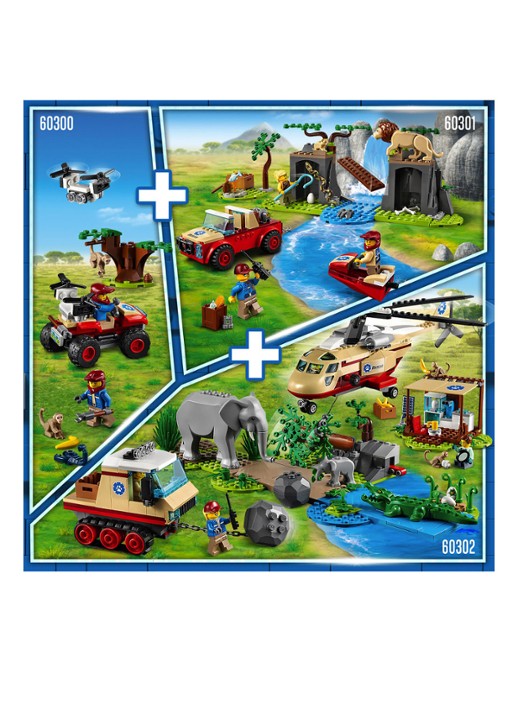 LEGO Wildlife Rescue off-roader - 60301 - detail multicolor