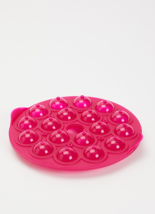 Lékué Bakvorm voor cake pops 18-vaks - voorkant 2 roze