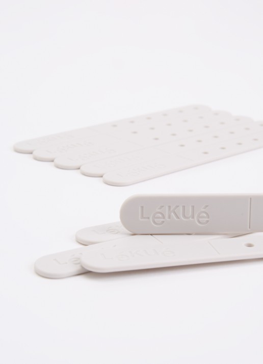 Lékué Ijslolly stokjes set van 20 - detail 3 lichtgrijs