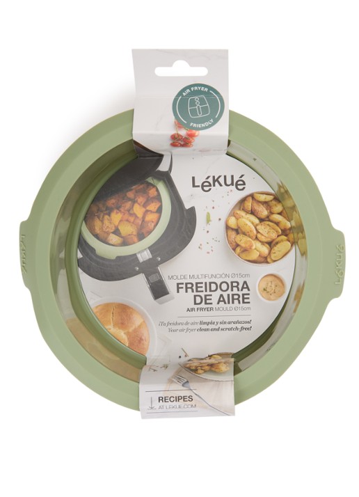 Lékué Siliconen airfryer bakvorm 15 cm