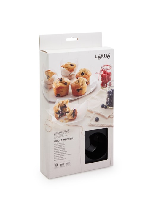 Lékué Siliconen bakvorm voor muffins 6-vaks