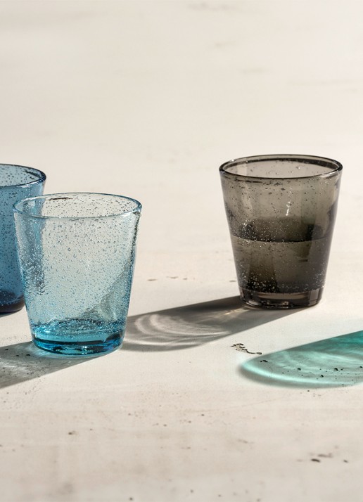 Leonardo Burano drinkglazen 33 cl set van 4 - achterkant 3 multicolor