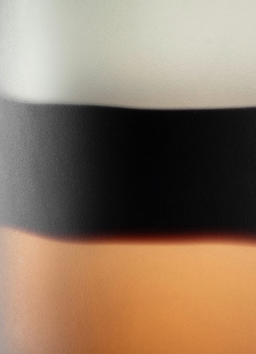 Leonardo Corso Sabbia vaas 25 cm - detail 2 bruin