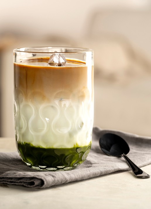 Leonardo Gocce Latte Macchiato glas 39 cl set van 2  - voorkant 2 undefined