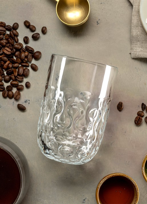 Leonardo Gocce Latte Macchiato glas 390 ml set van 6  - voorkant 2 undefined