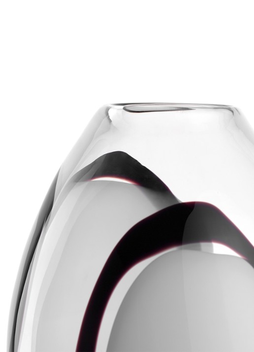 Leonardo Occhi Blanc vaas 25 cm - detail 3 transparant