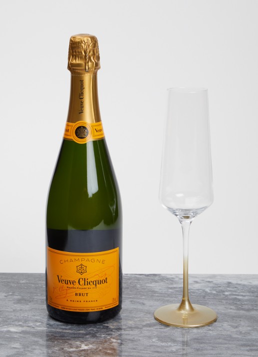 Leonardo Puccini champagne glas 28 cl set van 2 - voorkant 2 transparant