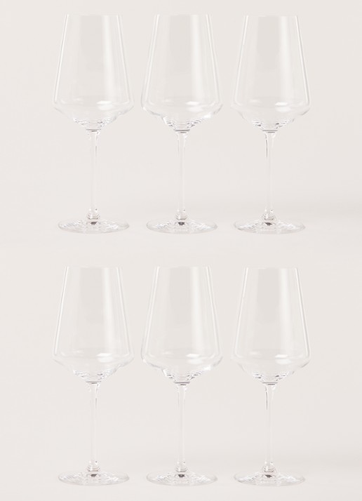 Leonardo Puccini witte wijnglas 56 cl set van 6 - voorkant 2 transparant