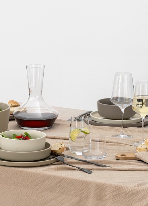 Leonardo Set van decanteer karaf met wijnglas 3-delig - detail 4 transparant