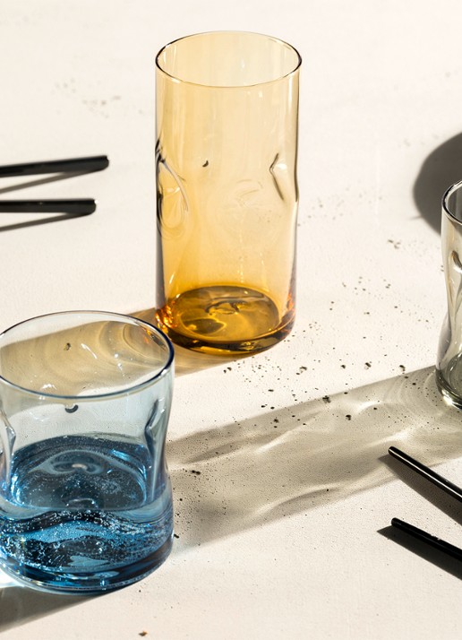 Leonardo Vesuvio drinkglas 30 cl - voorkant 2 blauw