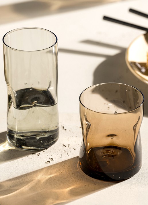 Leonardo Vesuvio drinkglas 30 cl - voorkant 6 bruin