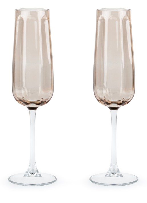 Leopold Vienna Corvina champagneglas set van 2