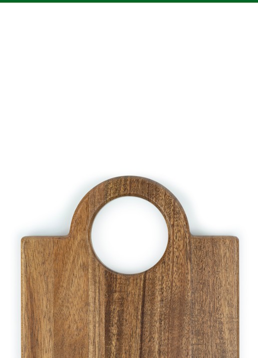 Leopold Vienna Oviedo serveerplank 61 x 20 cm - detail bruin