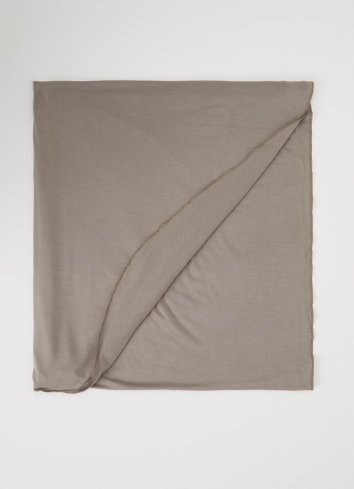 LES Atelier Bamboo Jersey hoofddoek 180 x 82 cm - voorkant 3 zilver
