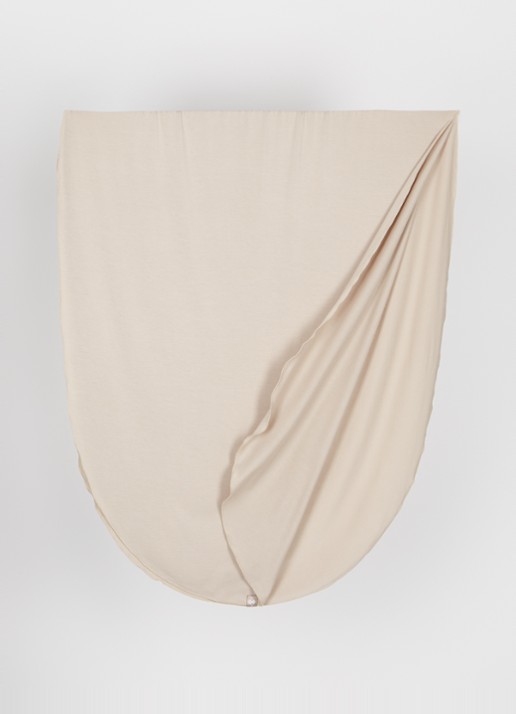 LES Atelier Bamboo Jersey hoofddoek 180 x 82 cm - detail 3 taupe