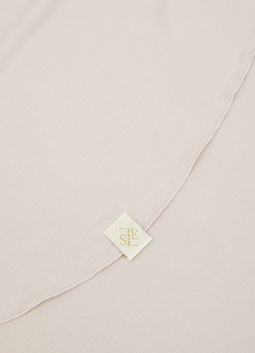 LES Atelier Bamboo Jersey hoofddoek 180 x 82 cm - detail 4 lichtpaars