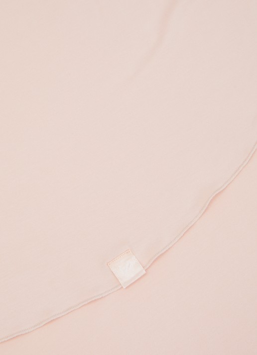 LES Atelier Bamboo Jersey hoofddoek 180 x 82 cm - detail 4 lichtroze