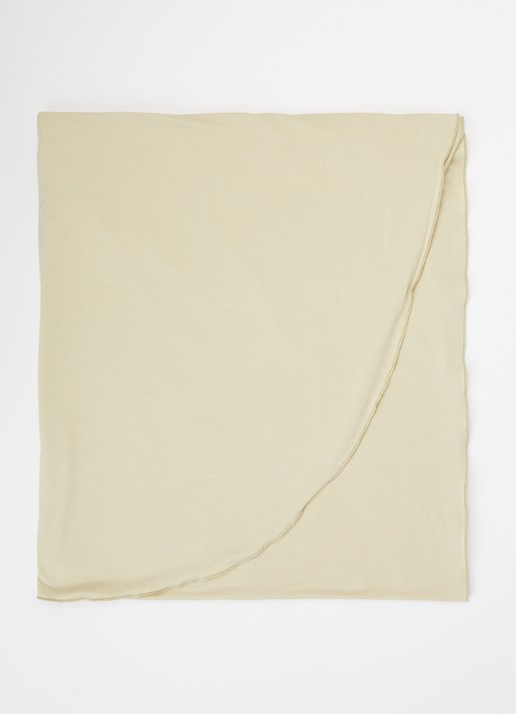 LES Atelier Bamboo Jersey hoofddoek 180 x 82 cm - voorkant khaki