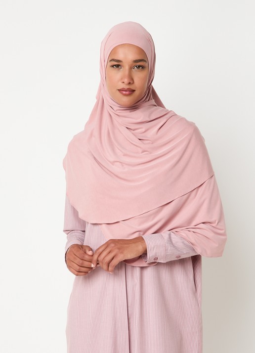 LES Atelier Hoofddoek 90 x 200 cm - voorkant 4 oudroze