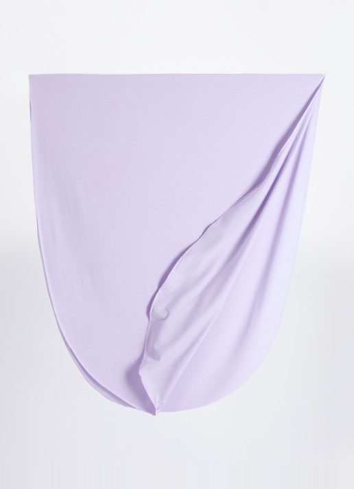 LES Atelier Hoofddoek van jersey 180 x 80 cm - detail 2 roze