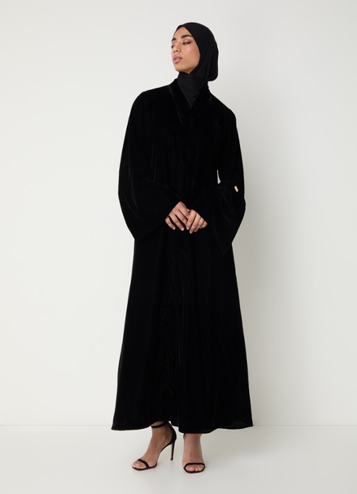 LES Atelier Leona abaya met drukknoopsluiting