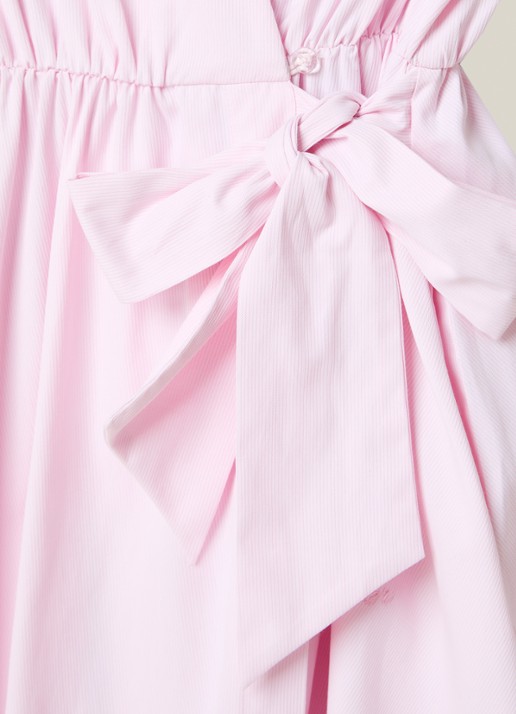 LES Atelier Sofia maxi wikkeljurk met steekzakken - detail 3 roze