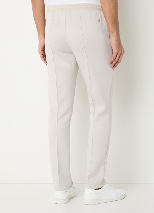 Les Deux Ballier straight fit joggingbroek met logo - achterkant zand