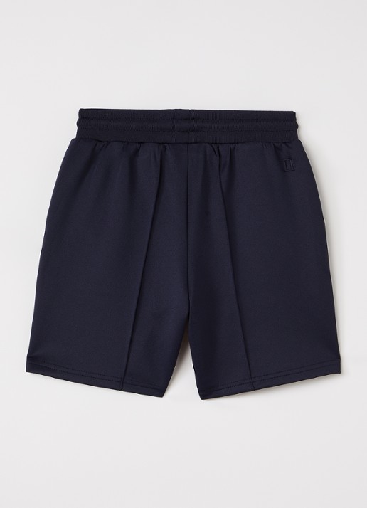 Les Deux Ballier straight fit trackpants met logo - voorkant 3 donkerblauw