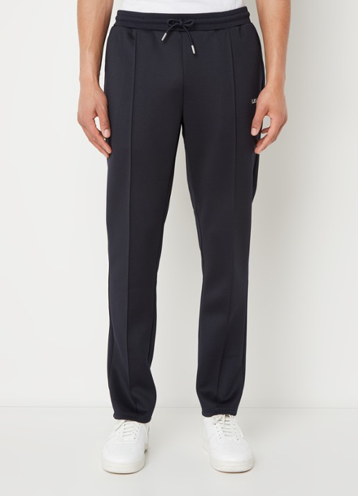 Les Deux Ballier straight fit trackpants met steekzakken en logo