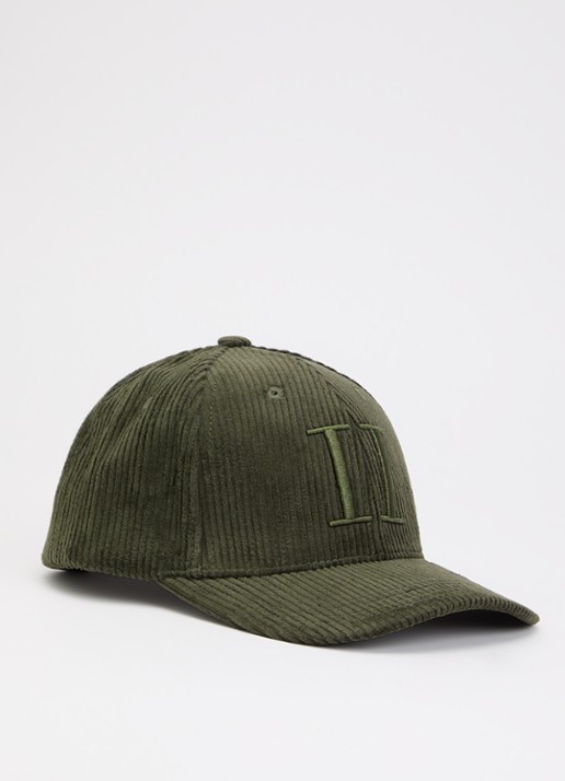 Les Deux Core pet van corduroy met logoborduring