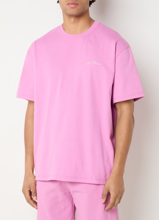 Les Deux Crew T-shirt met logo