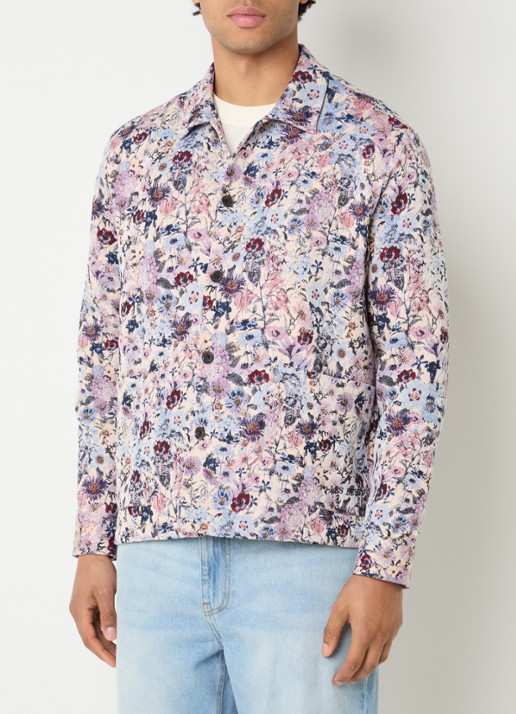 Les Deux High regular fit overhemd met jacquard dessin
