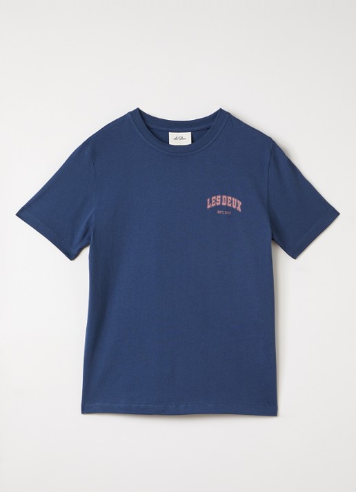 Les Deux Hope T-shirt met logo- en backprint