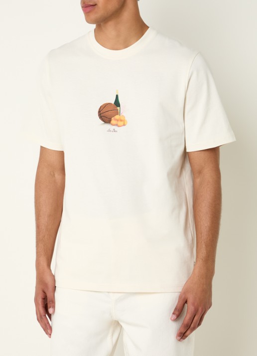 Les Deux Lemons T-shirt met print