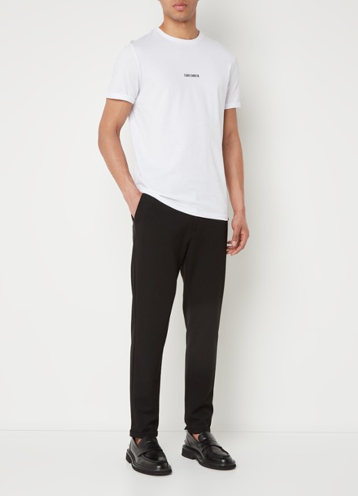 Les Deux Lens T-shirt met logo - voorkant 2 wit