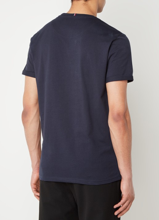 Les Deux Lens T-shirt met logo - achterkant donkerblauw
