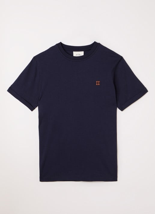 Les Deux Norregaard T-shirt met logoborduring