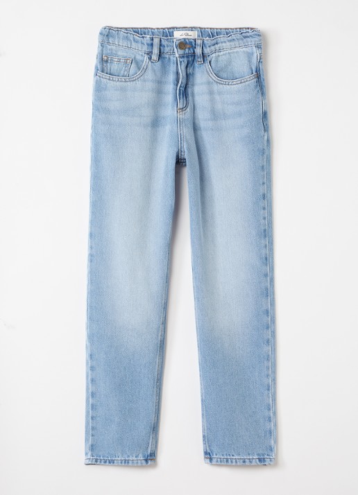 Les Deux Ryder straight leg jeans met lichte wassing