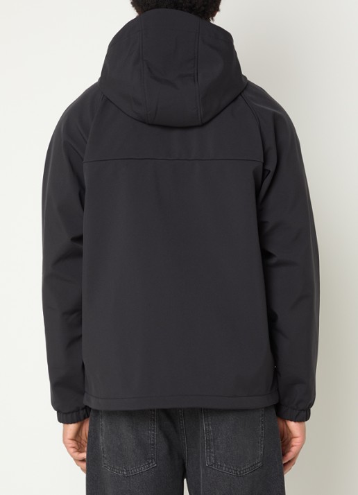 Les Deux Softshell jack met capuchon - achterkant 2 zwart